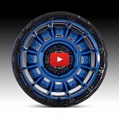 Black Rhino Legion Cobalt Blue Custom Truck Wheels 4